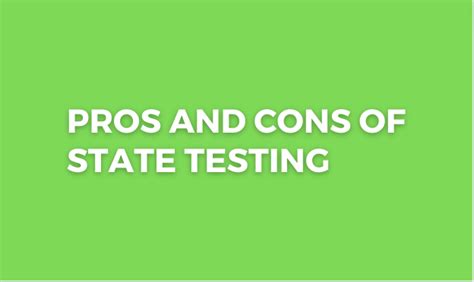 is the state test hard|state test pros and cons.